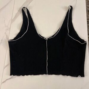 Black & white tank top